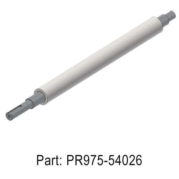 braillo-shaft-welle-mit-gummi-f-r-paper-roll-feeder-bis-2008 image 1